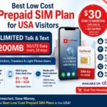 best low cost prepaid SIM plan for USA visitors